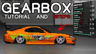 How to gearbox and 2 step in pixel car racer | gearbox tutorial | pixel car racer