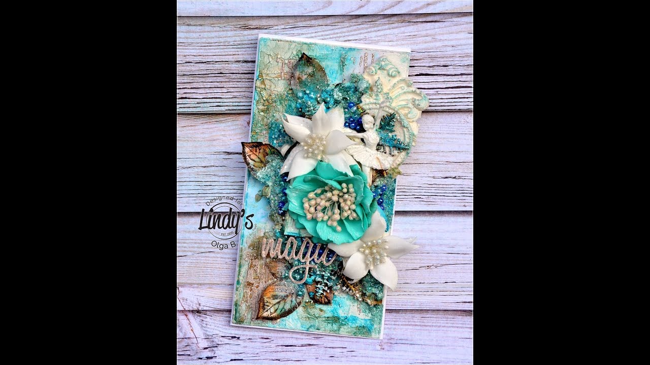 Tutorial mixed-media card "Magic" - step by step - DT Lindy's Gang ...