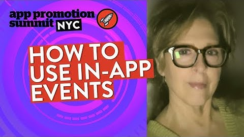 How to use in app events