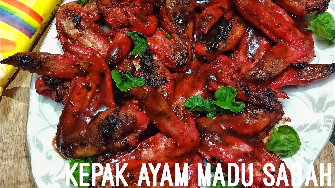 Kepak Ayam Madu Sabah Grilled Honey Chicken Wing Youtube