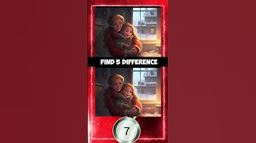Find The 5 Differences #177 Happy Mother