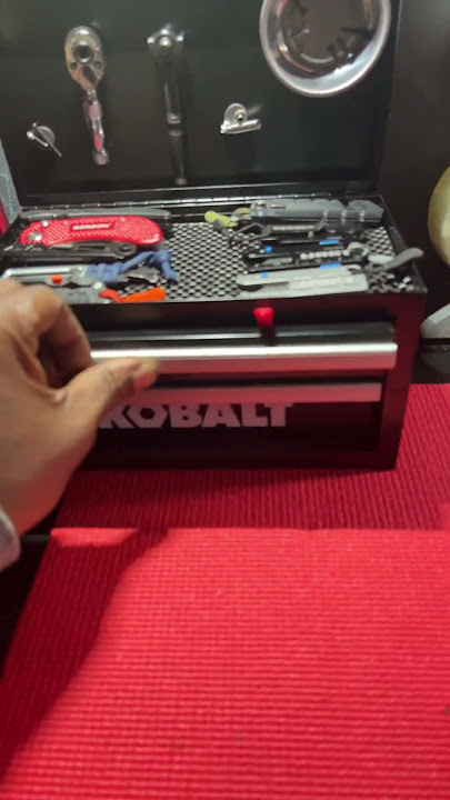 KOBALT mini toolboxes. Teardownok I removed one drawer. 