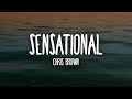 Chris Brown - Sensational (Lyrics) ft. Davido &amp; Lojay