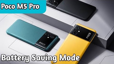 How To Enable Battery Saving Mode In Poco M5 Pro, Poco M5 Pro Mein Battery Saving Mode On Kaise