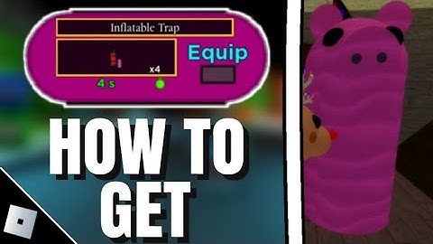 (EXPIRED) How to get INFLATABLE TRAP + SHOWCASE in PIGGY! (BIRTHDAY TRAP) | Roblox