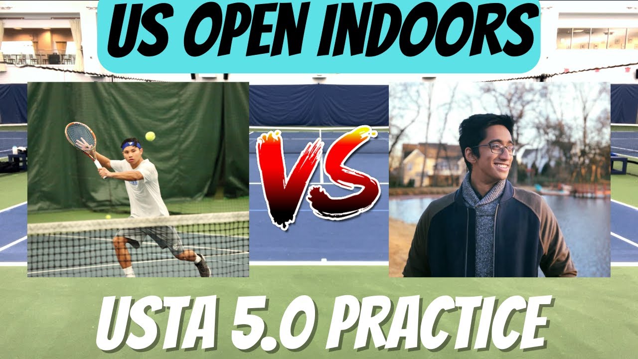 Heavy NTRP 5.0 Hitting Sesh at the US Open | Court Level View Highlights