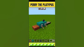 PERRY THE PLATYPUS IN MINECRAFT || MINECRAFT BUILD HACKS || MINECRAFT HACKS ||