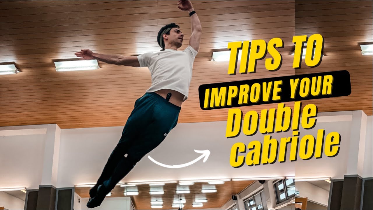 3 Tips to Improve your Double Cabriole. Male Ballet Dancer Technique