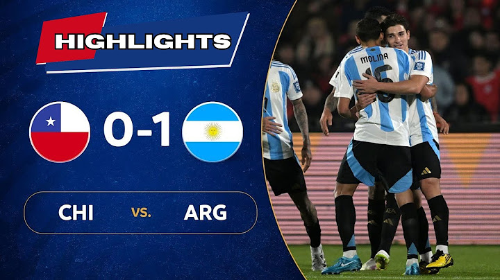 Chile vs Argentina: Goals 0-1 Highlights | Messi Wins It Late! 🐐🔥