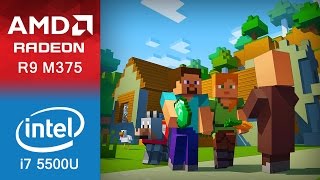Minecraft Gameplay i7 5500U + R9 M375 (1080p HD)
