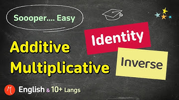 🎯 Additive Identity, Multiplicative Identity, Additive Inverse & Reciprocal Explained Simply