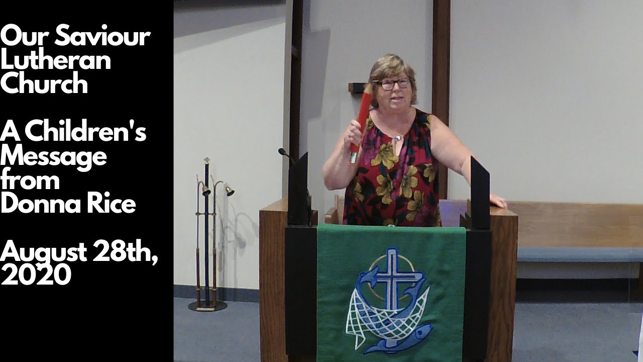 A Children's Message from Donna Rice - YouTube