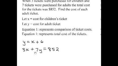 Alg2_3-6.mp4 How To Solve Systems of Equations with word problems