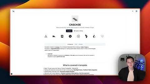 Intro to Cascade - open-source SaaS boilerplate