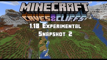 Minecraft Java 1.18 Caves and Cliffs Snapshot 2 - Happier Swamps and Beachier Beaches!