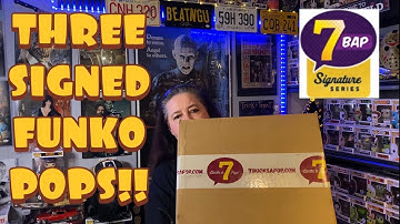 7BAP 7 bucks a Pop Signature Series Signed Funko Pops!  I Got All Three! Unboxing