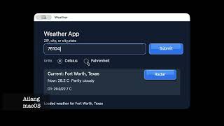AiLang Milestone: Cross-Platform Weather App screenshot 4