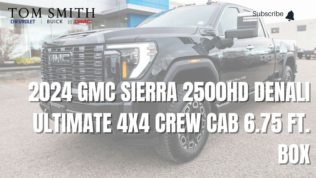 2024 GMC Sierra 2500HD Denali Ultimate 4x4 Crew Cab 6.75 ft. box