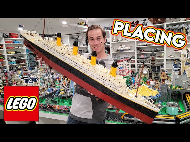 Placing the LEGO TITANIC! Epic New Display! 