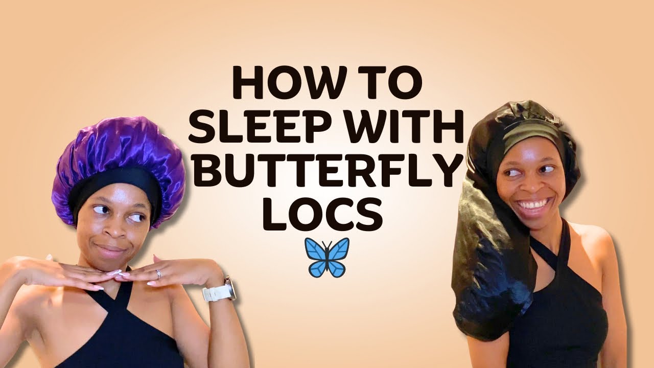 How to Sleep with 🦋 Long Butterfly Locs 🦋 | South African YouTuber