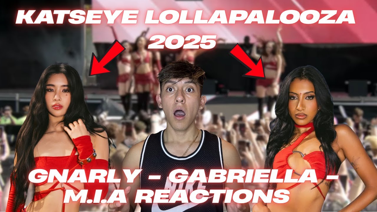 KATSEYE Lollapalooza 2025 Gnarly, Gabriela, M.I.A Reaction | Eyekon Crashout