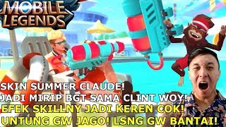 CLAUDE GW MENGGILA PAKE SKIN BARU! PEMBANTAIAN PUN TERJADI!
