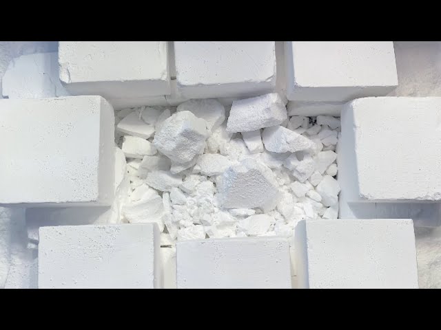 ASMR, Fresh GRINCH Gym Chalk Crush 🟩, Painted Merco Blocks Crumble