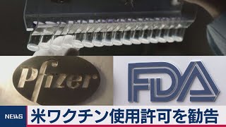 コロナワクチン許可を勧告 FDA諮問委員会（2020年12月11日）