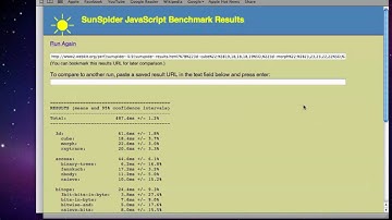 Sunspider JavaScript Benchmark: Safari 4 vs Google Chrome 4 Beta [Mac]