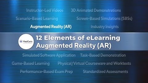 12 Elements of eLearning: Augmented Reality (AR)