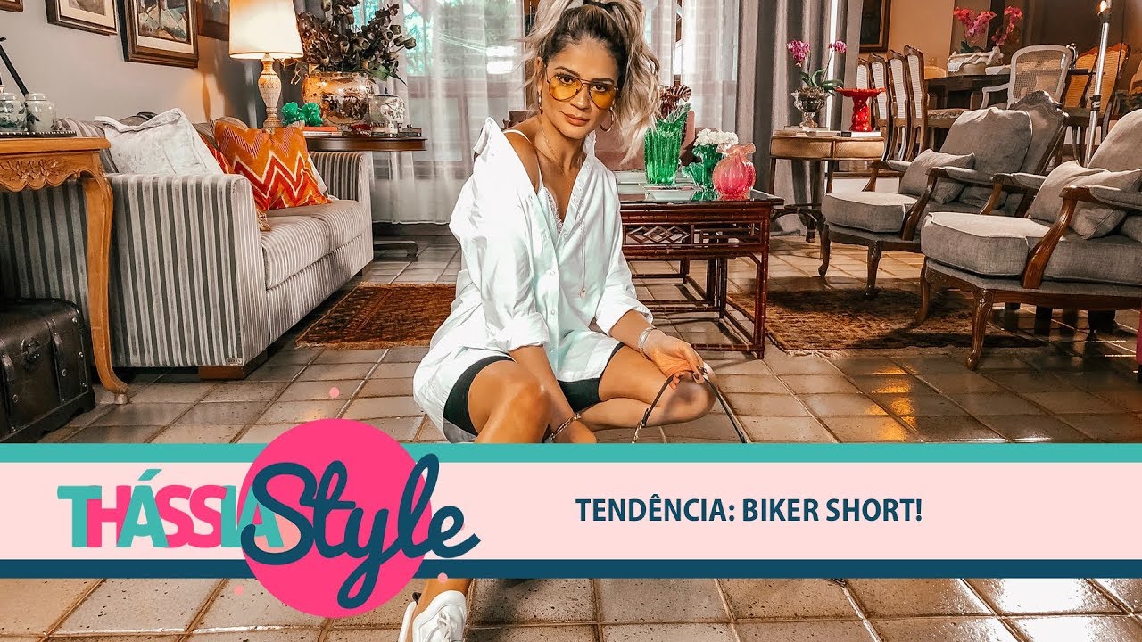 Tendência: Biker short | Thássia Naves!