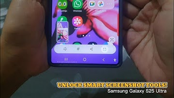 How to Show the Screenshot Toolbar on Samsung Galaxy S25 Ultra
