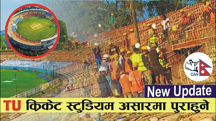 This is how the TU cricket ground is being built within the next 1 month. TU Ground.