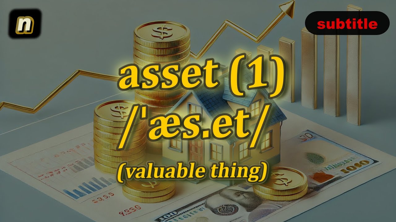 [n] Asset meaning (valuable thing) with 5 examples - YouTube