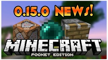 PISTONS , COMMAND BLOCKS AND MORE !! - MCPE 0.15.0 Update Video - Minecraft Pocket Edition