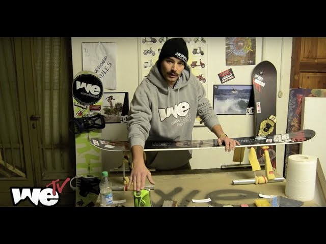 Come sciolinare la vostra tavola // How to wax your snowboard - YouTube