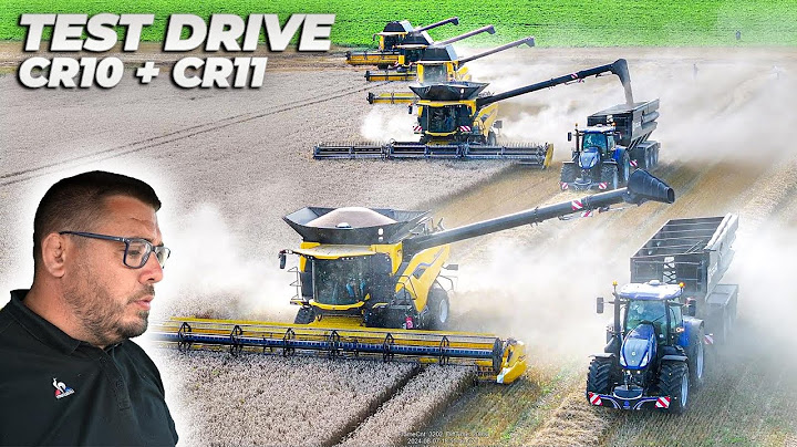 RETOUR CLIENT - NEW HOLLAND CR11 et CR10 ! IL MOISSONNE 14 000ha/an en FRANCE 😱