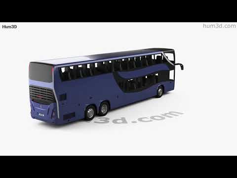 Mercedes-Benz MCV 800 Double-Decker Bus 2019 3D model by Hum3D.com