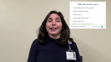 Routes of Use: Snorting