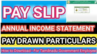 Epayroll.tn.gov.in| E-payslip|Annual Income Statement|Pay Drawn Particulars Download செய்வது எப்படி? screenshot 3