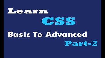 CSS Bangla Tutorial for Beginners - 02 - Background_Color, Border_Color & Text Color