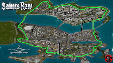 Driving Around the Entire Map of Saints Row While 