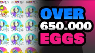 HATCHING OVER 650,000 EGGS WITH 10 ACCOUNTS W50 WEAPON FIGHTING SIMULATOR ROBLOX PAPTAB