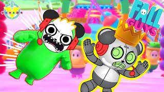 ROBO COMBO VS COMBO PANDA! Let’s Play FALL GUYS Happiest Battle Royale