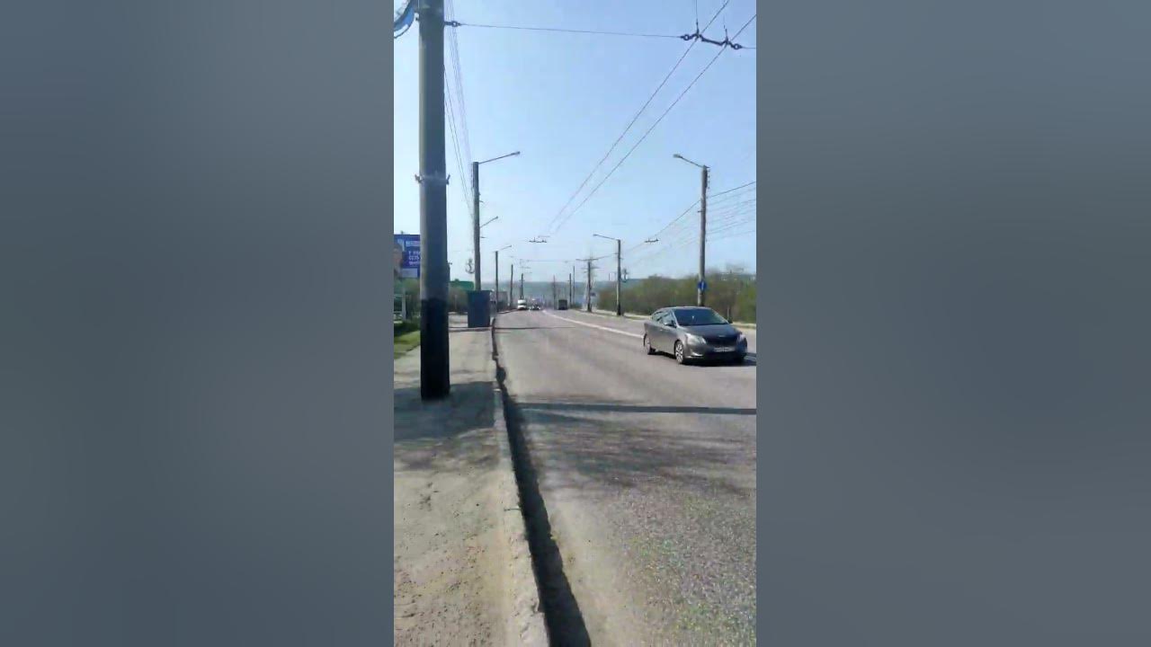 Мурманск Подъем на проспект Героев Североморцев. - YouTube