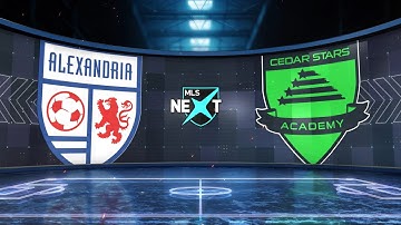 Cedar Stars Academy Monmouth (3) vs Alexandria (2) | Full Match – U16 MLS NEXT Homegrown 10/26/2025