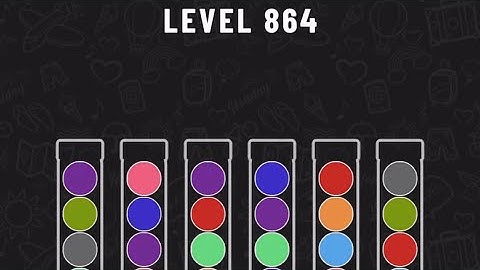 Ball Sort Puzzle Level 864 #ballsortpuzzle #ballsortpuzzlegameplay #puzzlegame #mobilegames