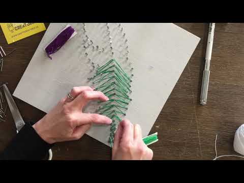 Feather String Art Kit