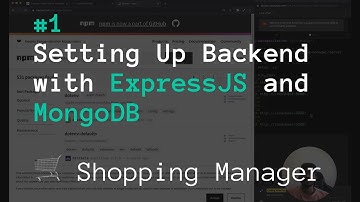Setting Up Backend with Express and MongoDB | Shopping Manager | Real World Project | Live Stream #1
