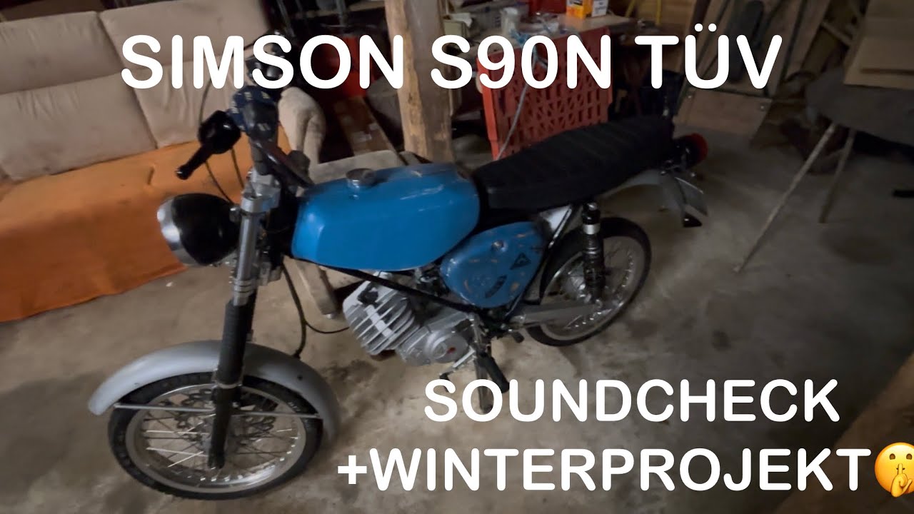 SIMSON S90 TÜV MOPED VORSTELLUNG 